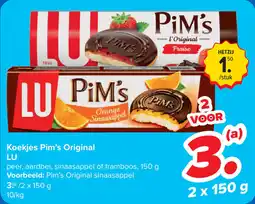 Carrefour Koekjes Pim's Original LU aanbieding