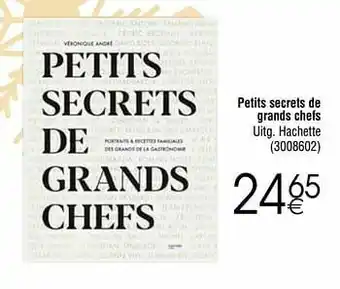 Petits secrets de grands chefs