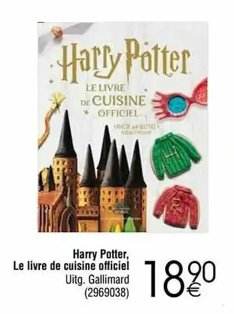 Cora Harry potter, le livre de cuisine officiel aanbieding