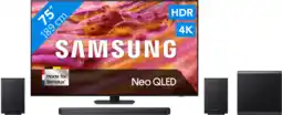 Coolblue Samsung 75 Neo QLED QN90F 4K (2025) + Samsung HW-Q930F (2025) aanbieding