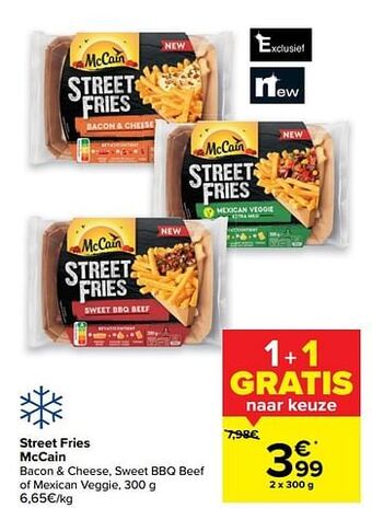 Carrefour Street fries mccain aanbieding