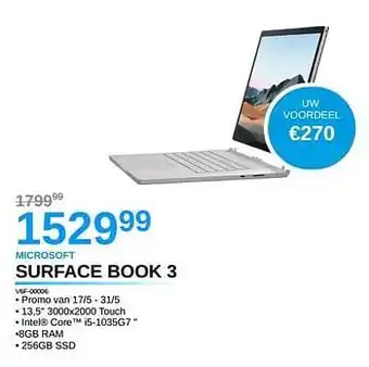 Microsoft surface book 3 v6f-00006