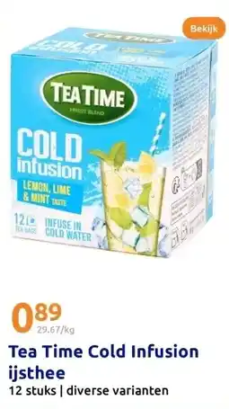 Action Tea Time Cold Infusion ijsthee aanbieding