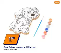Action Paw Patrol canvas schilderset aanbieding