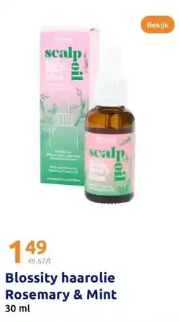Action Blossity haarolie Rosemary & Mint aanbieding