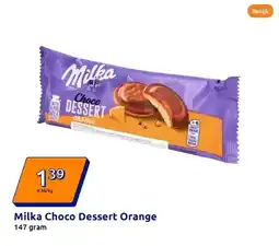 Action Milka Choco Dessert Orange aanbieding