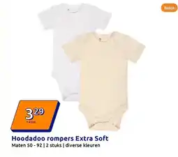 Action Hoodadoo rompers Extra Soft aanbieding