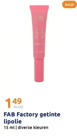 Action FAB Factory getinte lipolie aanbieding