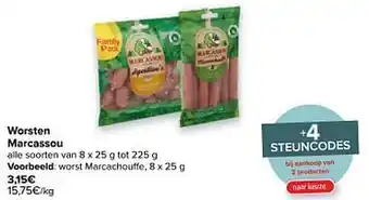 Carrefour Market Worst marcachouffe aanbieding