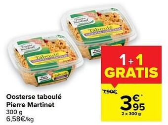 Carrefour Oosterse taboulé pierre martinet aanbieding