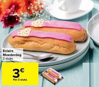 Carrefour Eclairs moederdag aanbieding