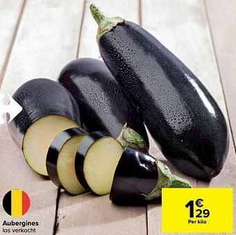 Carrefour Aubergines aanbieding