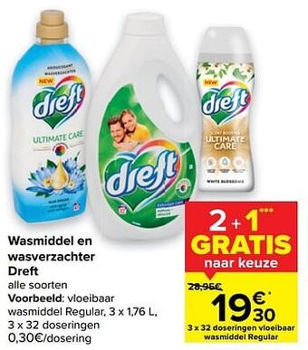 Carrefour Vloeibaar wasmiddel regular aanbieding