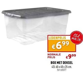 Box met deksel