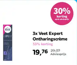 Plein.nl Veet Expert Ontharingscrème aanbieding