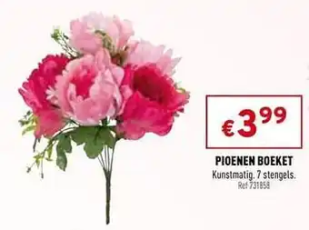 Trafic Pioenen boeket aanbieding