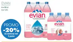 Prik en Tik Evian aanbieding