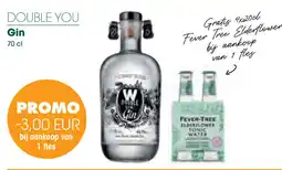 Prik en Tik Double You Gin aanbieding