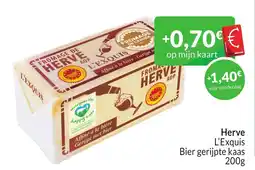 Intermarché Herve L'Exquis Bier gerijpte kaas aanbieding