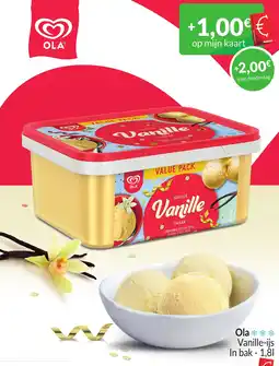 Intermarché Ola Vanille ijs aanbieding