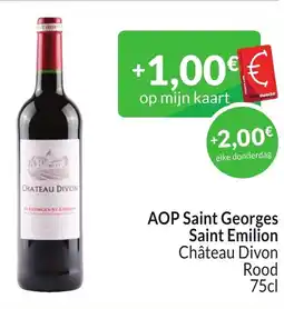 Intermarché AOP Saint Georges Saint Emilion aanbieding