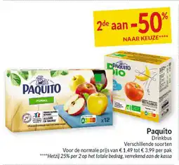 Intermarché Paquito aanbieding