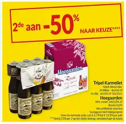 Intermarché Tripel Karmeliet of Hoegaarden aanbieding