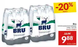 Intermarché Bru Licht bruisend mineraalwater aanbieding