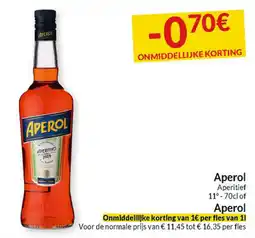Intermarché Aperol Aperitief 11° aanbieding