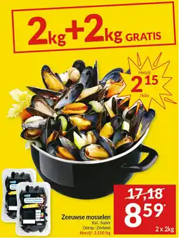 Intermarché Zeeuwse Mosselen aanbieding