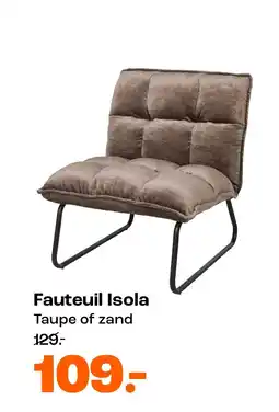 Kwantum Fauteuil Isola aanbieding