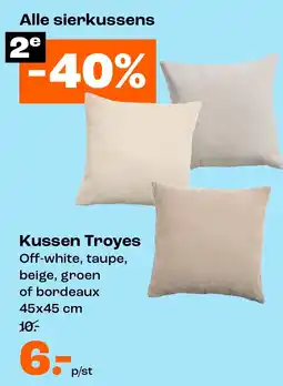 Kwantum Kussen Troyes aanbieding