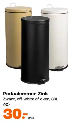 Kwantum Pedaalemmer Zink aanbieding