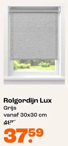 Kwantum Rolgordijn Lux Grijs aanbieding