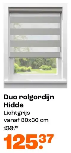 Kwantum Duo rolgordijn Hidde aanbieding