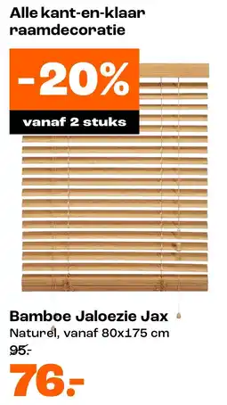 Kwantum Bamboe Jaloezie Jax aanbieding