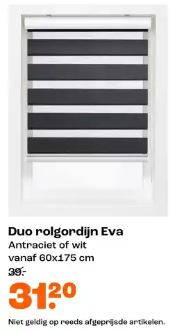Kwantum Duo rolgordijn Eva aanbieding