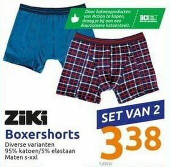 Action Boxershorts aanbieding