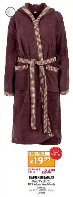 Katoenen badjas