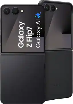 Coolblue Samsung Galaxy Z Flip 7 512 Go Noir 5G + Samsung Kindsuit Back Cover Noir aanbieding