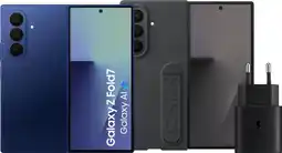 Coolblue Samsung Galaxy Z Fold 7 512Â Go Bleu 5G + Pack d'Accessoires aanbieding
