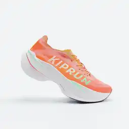 Decathlon Hardloopschoenen met carbonplaat voor heren KD900X LD+ oranje aanbieding