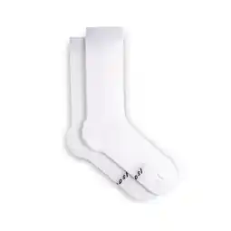 Decathlon Uniseks wieler Sokken Licht Signature Wit aanbieding
