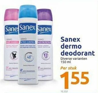 Action Sanex dermo deodorant aanbieding