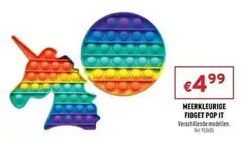 Trafic Meerkleurige fidget pop it aanbieding