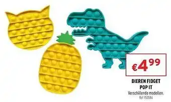 Trafic Dieren fidget pop it aanbieding