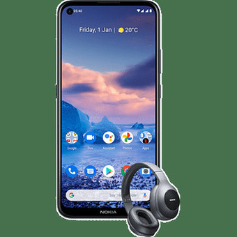 Proximus Nokia 5.4 Blue + headset E1200 aanbieding