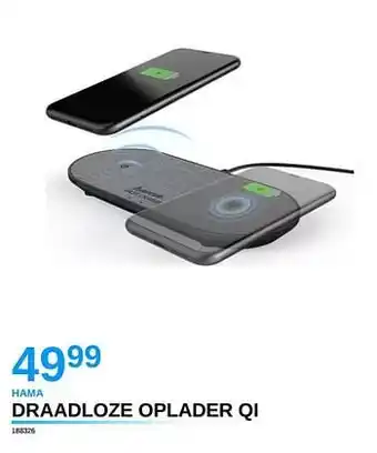 Hama draadloze oplader qi 188326