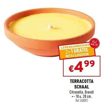 Trafic Terracotta schaal aanbieding