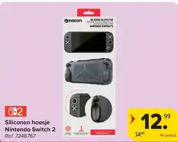 Carrefour Siliconen hoesje Nintendo Switch 2 aanbieding